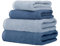 Ruggeri - Set Asciugamani 2 + 2 | Viso + Ospite | 100% Cotone Extra Morbido 500 gr - Let's Color! (Azzurro e Blu)