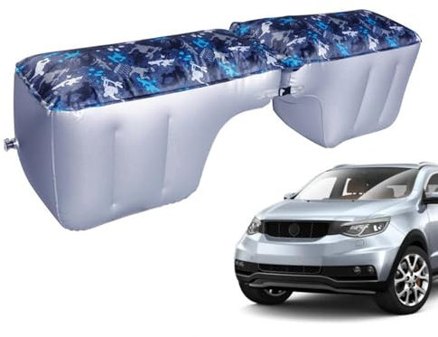 Matelas Gonflable pour Voiture | Coussin De Remplissage Gonflable pour Siège Arrière De Voiture | Lit Gonflable Portable pour Camping | Coussin De Remplissage Confortable pour SUV/des Berlines