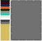 Voile Ombrage Serres Filet 1.6 x 3.5 m UV Protection avec Oeillets Tissu Polyester Multi Couleur et Taille Toile Solaire Voile pour Terrass fête activités Potager, Gris Clair