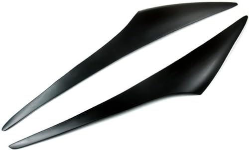 XMHLFC Auto Scheinwerfer Augenbrauen für Ford Focus MK3 2015~2018, Scheinwerferblenden Schutz Lampe Licht Dekoration Ersatz Accessories