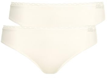 Lisca 2er Pack Damen Slip INES 022254 Gr. 40 in Cream