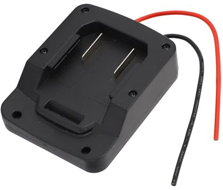 Elektrowerkzeug-Akku-Adapter für Parkside X20V Team Lithium-Akku, ABS-PC-Konverter mit PTFE 1332 12AWG-Kabel, Kompatibel mit den Serien PAP20A1, PAP20A3, PAP20B1, PAP20B3