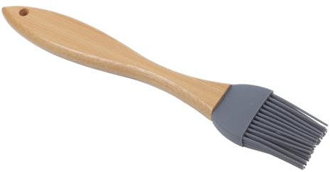 SUPVOX Pinceau À Huile Pour Barbecue Manche En Bois Pinceaux À Pâtisserie En Silicone Pour Arroser Le Barbecue