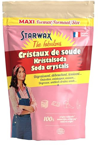 STARWAX FABULOUS Natriumcarbonat 2,5 kg | Beseitigt Fett in der Küche, befreit verstopfte Rohrleitungen, wäscht die Wände, Maxi-Format