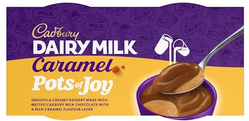 Cadbury Dairy Milk Caramel Pots of Joy, 2 x 60g