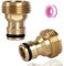 2 Stück Gartenschlauch Schnellkupplung 3/4 Zoll männlicher Schlauchhahn-Verbindungsstück, Wasserrohr-Fitting, Garten-Hahn-Verbindungsstück, männliche Bewässerung Fittings für Gewindehahn Adapter