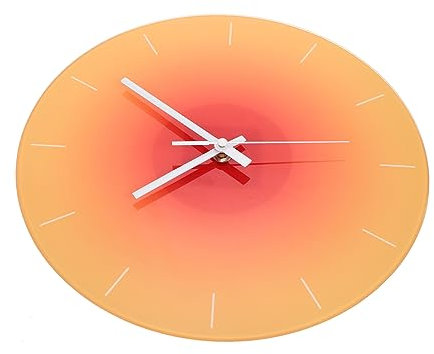 Holibanna Wanduhr Moderne Dekoration Uhr Batteriebetrieben Für Schlafzimmer Wohnzimmer Wandschmuck Stilvolles Erscheinungsbild Präzise Zeitanzeige Praktische Wanddekoration