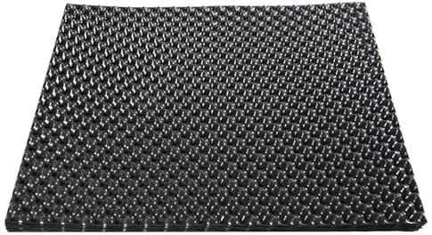 Große Hochbeetfolie Noppenfolie Grundmauerschutz 700 g/m² Drainagematte mit Löchern Effektive Drainage und Pflanzengesundheit Luftbeschneidetöpfe für Garten Terrasse Landschaftsbau(Size:50CM x 25M)