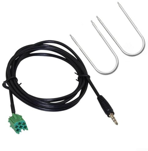 Besshepplo AUX-Eingangsadapter für Renault Clio und (2005 2011), 150 cm langes Kabel