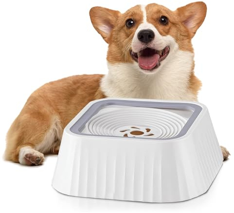Xanthelle Dog Water Dispenser, No-Spill Dog Bowl, Anti-Spill Dog Drinking Bowl, Dog Bowl for Large Dogs, Food and Feeding Bowl for Home