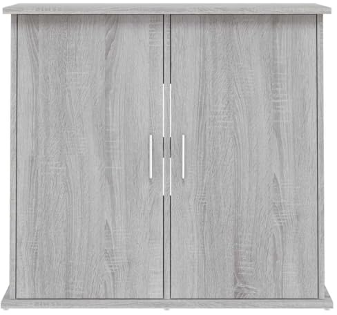 Aquariumständer, Aquarium Unterschrank, Aquarium Tisch, Aquarienschrank mit 4 Fächer, Aquarienunterschrank, Terrarium Schrank für Sicheren Stand, Weiß, (81 x 36 x 73 cm)