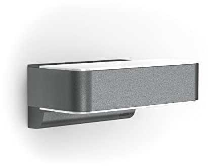 Steinel Außenleuchte L 810 S anthrazit, 9,8 W, 679 lm, LED Wandleuchte, 160° iHF-Bewegungsmelder, 5 m Reichweite