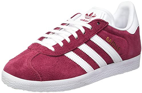 adidas Homme Gazelle Baskets, Red Collegiate/Burgundy/FTWR White/Gold Met, Numeric_40 EU