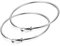 Monster Piercing 30MM Edelstahl Schläfer Hoop Ohrringe für Frauen