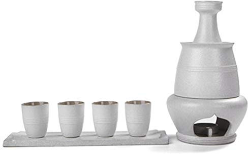 LTLCLZ Ceramic Home Wine Wine Set Wine Set 8 Piece Set Wine Wine Multi-function Wine Glass Wine Set