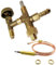 METER STAR Propangas-Heizung, Lötbrenner Grillventile, Push-Steuerventil mit Flammenausfallsicherheit, 0,6 m Thermoelement, M8 x 1 Endmutter, Gold & Braun
