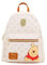 Loungefly Disney Winnie Puuh Buchstaben, Mini-Rucksack, Bordüre, Braun, Einheitsgröße, Gold, Modern