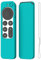 K TOMOTO Compatible con Apple TV 4K Siri Remote Case 2021, Funda Protectora de Silicona Antideslizante Suave y Sedosa para Control Remoto Siri de Segunda generación [cordón Incluido], Verde Azulado
