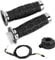VOBOR 7/8in Throttle Grips with Cable Housing Holder, Handlebar Twist Throttle Accelerator Handle Bar Grip Cable for GY6 Engine 50cc‑125cc Scooter Motorcycle Throttle Housing Holder