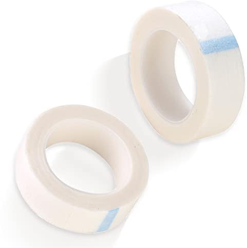2 Rolls Micropore Surgical Tape,Hypoallergenic,1.25cm X 9m Easy to Tear Adhesive Medical Tape,Non Woven Medical Tape for Wound Dressing Tapes,Taping Bandages Eyelid Stickers DIY,Multipurpose Tape