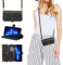 ZCDAYE Hülle für iPhone 15 Pro mit Band Handykette, Leder Handyhülle Handytasche mit Kartenfächern Frauen Brieftasche Klapphülle Tasche iPhone 15 Pro (6.06 inches),Schwarz
