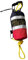 Amagogo Rope Throw Bag Floating Throw Bag 30M Yellow Throwline Throw Bag for Water with Rope for Yacht Sailing Rafting Boat