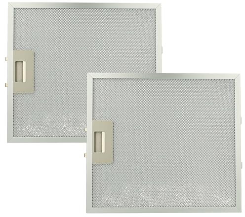 vhbw 2X Filter Metallfettfilter kompatibel mit Bauknecht DE 5360 SG 857440401001 Dunstabzugshaube - 30,7 x 27,8 x 0,85 cm, Metall
