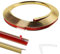 Garniture d'angle extérieure en vinyle flexible pour coins de mur - 6 m - Autocollant - Décollez et collez - Doré vif