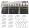 Adunsiaoto 10 Pièces Crochet pour Auvent De Camping Crochet Auvents, Crochets Auvents Portables, Universel Accessoires pour Auvent De Camping, RV Crochets en Forme S Facile a Installer(Blanc)