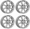 4x Dezent Felgen TN silver 7.0Jx18 ET27 4x108 kompatibel mit Citroen C4