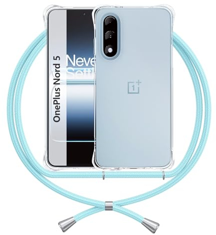 ANFAIRLACE Handykette Hülle Kompatibel mit oneplus Nord 5, Blau
