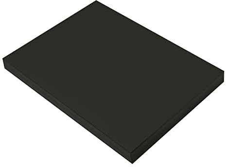 Prang (Formerly SunWorks) Construction Paper, Black, 9 x 12, 100 Sheets