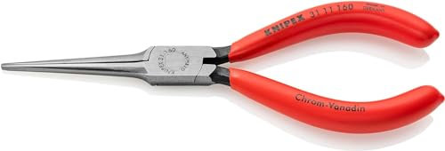 Knipex Pinza Prensile (A Becchi Lunghissimi) Bonderizzata Nera, Rivestiti in Resina Sintetica 160 Mm 31 11 160
