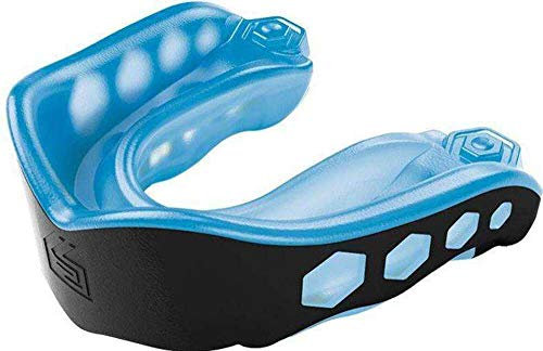 Shock Doctor Gel-Max-Mundschutz für Schutz beim Sport, bequemes dreilagiges Design in Größen für Kinder und Erwachsene