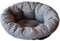 Ferplast Hundekissen, Hundebett und Katzenbett SOFA 'CUSHION 2 Kissen für Haustiere, gepolsterter Bezug, weiche waschbare Baumwollpolsterung, verstellbar mit Gummizug, 52 x 39 x h 21 cm grau