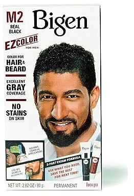 Bigen Ez Color For Men M2 Real Black Kit (Pack of 3)
