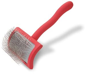 Chris Christensen Big G Coral Slicker Bürste, Pflegen wie ein Profi, Fluff Entwirrung Stil, spart Zeit & Energie, Medium, für Haustiere, perfekt für Hunde & Katzen