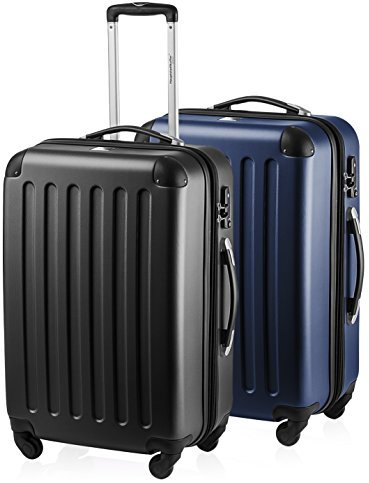 HAUPTSTADTKOFFER 90388610 Koffer-Set, 164 Liters, Schwarz/Dunkelblau