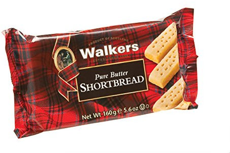 Walkers Dedos finos de mantequilla, 160 g