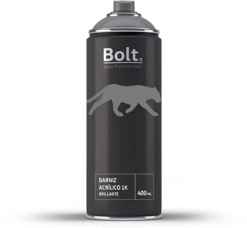 Bolt Spray Premium Paint - SPRAY BOLT BARNIZ ACRILICO BRILLANTE 1K 400 ML