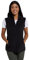 Mountain Warehouse Camber Womens Gilet - Lightweight Sleeveless Jacket, Microfleece Bodywarmer, Breathable Vest, Zipped Side Pockets - For Spring Summer, Camping, Hiking Black Women's Size 14