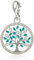 Thomas Sabo Damen Charm-Anhänger Tree of Love Türkis 925 Sterling Silber 1469-041-17
