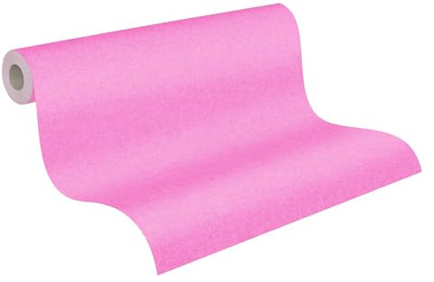Papier Peint Uni Little Stars Papier peint intissé 10.05 m x 0.53 m Rosé Fabriqué en Allemagne par Livingwalls 355667 35566-7