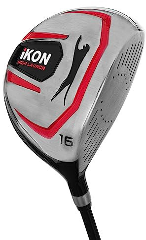 Slazenger Kids Ikon Golf Driver Junior Red 6-8 Years Driver