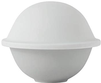 Lyngby Joe Colombo Designer Vase aus mundgeblasenen Glas in Weiß, 13.5 cm