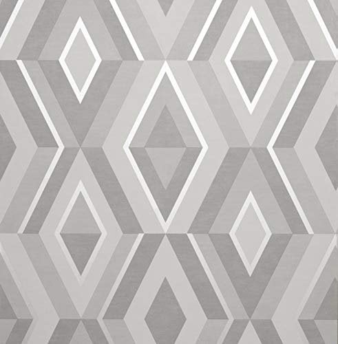 Fine Décor FD42606 Tapete Shard Geo, Stein/Silber