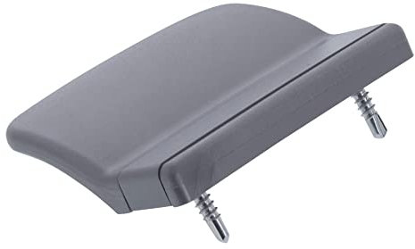 ToniTec Balkontürgriff Pala in Silber aus Kunststoff Balkon Türgriff inkl. Schrauben zur Montage