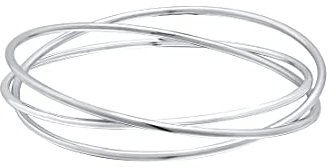 Elli Armband Damen Armreif Dreifach Verschlungen Klassisch Tri-Color