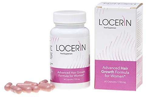Locerin gegen Haarausfall, für schönes, langes, gesundes und glänzendes Haar, fördert effektiv das Haarwachstum, stärkt die Struktur und Farbe der Haare