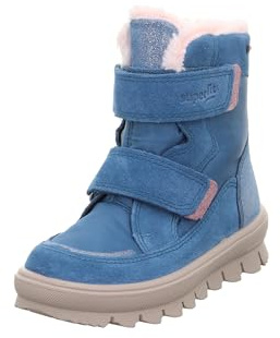 Superfit Flavia Botte de Neige, Bleu Rose 7010, 32 EU Étroit